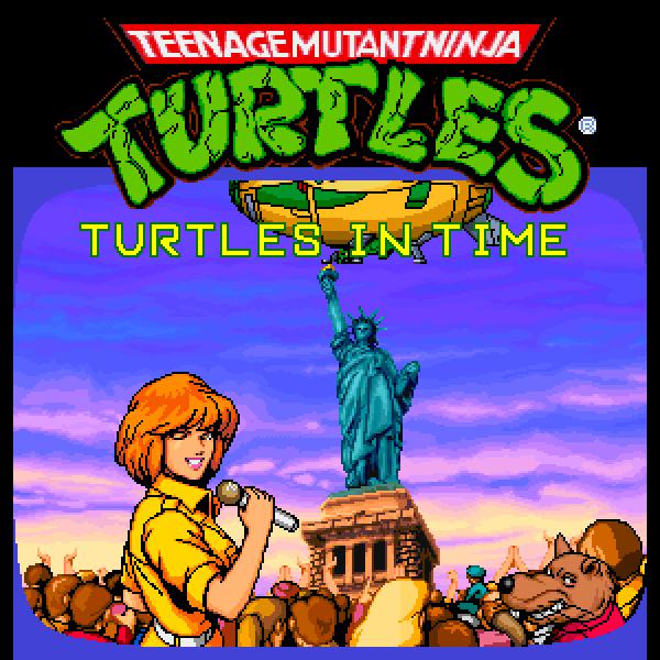 スーパーファミコン　タートルズインタイム　turtles in time TMNT Turtles in Time Super Famicom SFC SNES Boxed RARE Japan